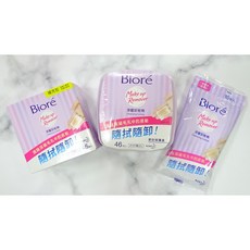 Biore蜜妮深層卸妝棉 快速卸妝 溫和保濕, 46片, 1包