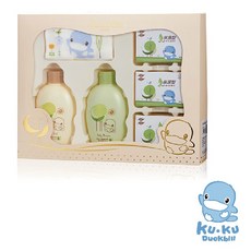 酷咕鴨 酪梨油燕麥蛋白萃取沐浴禮盒A組，寶寶肌膚溫和呵護，天然成分安心使用，送禮自用最佳選擇。, 1個