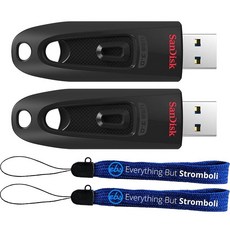 SanDisk Flash Drive 64GB Ultra USB Pen Drive 2 Pack Portable Memory Stick Compatible with Laptops