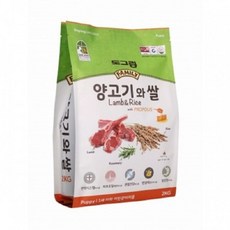 훼미리 퍼피 양고기와쌀 2kg 도그랑 44495PC 1(pc)