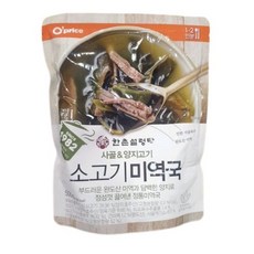 Oprice 牛肉紫菜湯, 5包, 500g