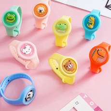 KC어린이 LED모기퇴치 팔찌 박스포장 야외 캠핑용 단체 선물