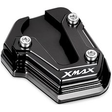 킹콩 XMAX 300 사이드 스탠드 클립 17 26년 미끄럼방지 확장 발판 패드 호환, 1개, 블랙