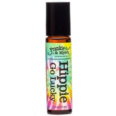 Frankie & Myrrh Hippie Go Lucky | 파출리 자몽 에센셜 오일 롤온 천연 향수/향수 에너지와 휴식을 위한 아로마테라피 롤러, Frankie & Myrrh Hippie Go Luck, 1개