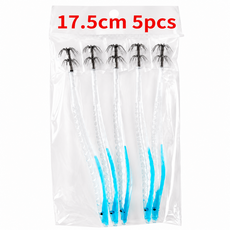 오징어 한치 갑오징어 스틱 14cm 17cm미끼 축광2침 블루 5p 타글라스 야마시타스타일, 1세트, 5개입 1세트, 5개입