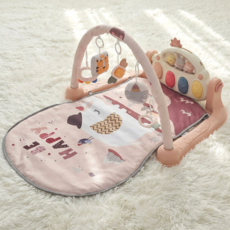 다쥬베베 유아용 동물농장 아기체육관, 핑크, 1개