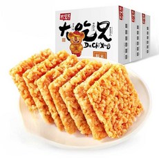 매운맛 중국누룽지과자 찹쌀 간식 세트 쌀과자 특산품, (4박스 혼합) 오리지널맛 2 + 매운맛 2, 4박스