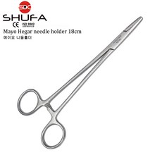 SHUFA 슈파 메이요 니들홀더 14 16 18cm (Mayo Hegar needle holder), 1개, 슈파 메이요 니들홀더 18cm