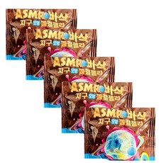 바삭 지구모양 동결젤리(5개) ASMR 지구젤리 지구모양젤리 [1EA] jj0*987vr, 본상품선택, 5개