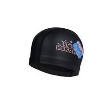 레노마수영복 renomaswim 용품 아동 마카롱 PU 수모 블랙 RO-RC2E052-BK Q_413, BK(블랙), F, 1개