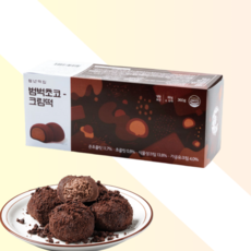 청년떡집 범벅초코 크림떡 찹쌀 간식 초코떡 60g 6개입 초코디저트 홈카페간식 쫀득한떡 달콤간식