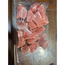 玫瑰鹽塊擴香石：多色鹽塊/水晶搭配，精油擴香、淨化空氣、泡澡去角質多用途, 全部紅通通鹽塊1公斤