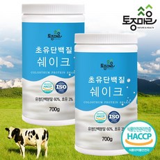 토종마을 건강식품관 HACCP인증 초유단백질쉐이크 700g X 2개