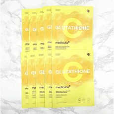 메디큐브 딥 비타C 글루타치온 브라이트닝 마스크 27ml, 10개, 1개입