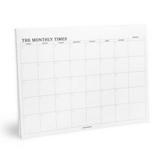 筆記本60張待辦事項清單便箋本，適用於辦公室和學校，簡約時間管理工具, 每月, 1個