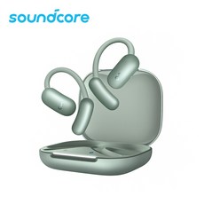Soundcore AeroFit 2 開放式藍牙耳機 AI即時翻譯 IP55防水 舒適耳掛設計, 薄荷綠