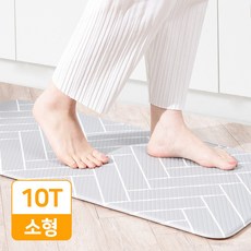 홈앤미 베이직 주방매트 노르딕헤링본 10T 소, 1개