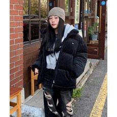 [국내매장정품] 리 LEE 코듀로이 패딩 자켓 블랙 LE2504JK04BK 150346