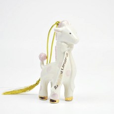 파란색과 분홍색 사슴 나무 말 세라믹 장식, 2. 2