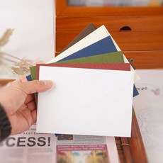 레트로 청첩장 편지 봉투 초대 14컬러, 03. 네이비