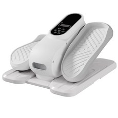 電動康復機，升級大按鍵，多功能顯示屏，12檔速度調節，正反旋轉，安全靜音，附贈綁帶/防滑墊/遙控器, 白色, IPX1