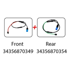 CYCAS 전방 후방 액슬 브레이크 패드 마모 센서 34356870349 BMW 호환 호환 M3 M4 G20 G28 G26 G23 G22 G80, 01 1 Pair