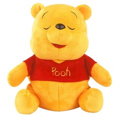 디즈니 다용도 봉제가방-눈 감은 푸우