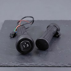 전기자전거 3단 속도 조절 스로틀 그립 핸들 가속기 범용 교체용, 상세페이지 참조, 경량스틸