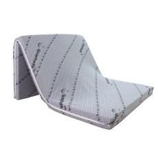 熊棉 石墨烯三折床墊 - 台灣製造 8公分厚 簡易床墊 宿舍床墊 - 單人加大3.5尺(105X188cm)