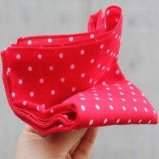 레드 도트 (손수건 스카프)