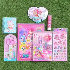 티니핑 D+문구세트 하츄핑 크리스마스 초등학생 단체선물세트 학용품, 1개, 핑크