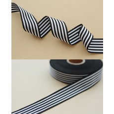 C206 6줄 스트라이프 리본공예 리본, 다크네이비, 1개
