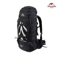 네이처하이크 백패킹 배낭 70L 등산 가방 백팩 대용량 대형, 블랙