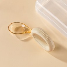 學習湯匙寶寶餐具套裝，嬰幼兒輔食訓練叉勺，食品級矽膠安全餐具，1歲寶寶自主進食學習餐具, ppsu奶瓶材質-玉米黃-送收納盒, 1個