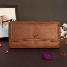 CALTAN 真皮浪漫優雅經典款長夾