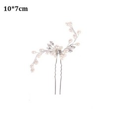 웨딩화관 셀프웨딩 화관 꽃 헤어장식 스몰웨딩 빗 웨딩 신부 헤어핀, 실버 02