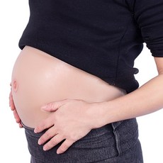 산모 체험 가짜배 모형 만삭소품 복대 체험복 촬영, 2-4개월 프리 사이즈, 1개, 1L