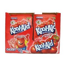 쿨에이드 제품 체리 패킷 48개 (0.13 oz) - 식 Kool-Aid Cherry Packets Count 48 (0.13-oz) - Grocery / Grab Vari, 1개, 48