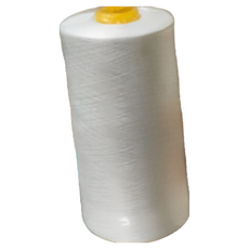 永昇縫紉 布邊線(沒彈性) - 白色縫紉線，手工藝必備，耐用不易斷裂，適用於各種布料, 白色, 1個