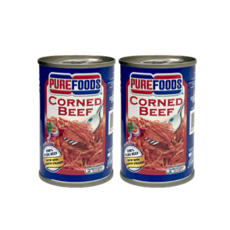 필리핀 호멜 퓨어푸드 소고기 콘드비프 콘비프 210g, 2개, 150g