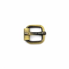 糊塗鞋匠 優質鞋材 N315 針通扣，皮帶扣/腰帶扣/背帶扣環/包包扣環，調節扣, A06 內徑14mm古掃色