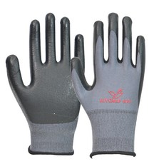 NBR 코팅 장갑 HIT GRIP 히트그립 스몰 미듐 라지 세탁 가능 핸드폰 터치 가능장갑 코팅 작업 안전 정비장갑 HANWOO, 1개