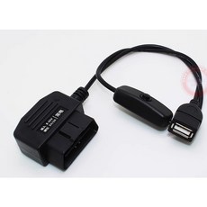 行車記錄器 不斷電 變壓器 OBD2 轉 USB 充電線 8-36V 轉 5V 2A 附開關 手機充電