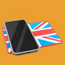 차량용 유니언잭 논슬립 패드 소품 수납 미끄럼방지, 1유니언잭논패드-일반