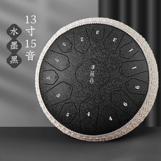 凱旋樂器 華逸空靈鼓樂器 15音蓮花鼓 鋼舌鼓 忘憂鼓 天鼓 無憂鼓 療癒樂器 空靈樂器 打擊樂器 初學者成人, 15音玉青瓷+藤編+全配件+曲譜教程, 1個