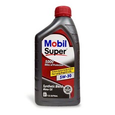 Mobil Super 合成混合機油 5W-30, 1個