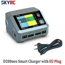 SKYRC D200neo 퀵 충전기 AC 200W DC 1-6S 리포 배터리 밸런스 다기능 스마트, 01 CHINA, 02 EU Plug