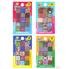 자석 블럭 쌓기 4개입 9pcs 15pcs 마이월드 마그네틱 블록 매직 큐브 창의력 놀이