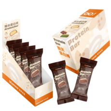 GOpower 脆米蛋白棒 雙癒可可口味 12G蛋白質 MCT, 40g, 6個