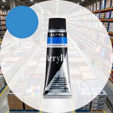 아크릴물감 50mL 932 스카이블루 회화도구 미술재료 미술용품 페인팅재료 화방용품 캔버스화물감